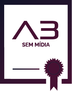 Certificado digital A3 sem mídia, exibindo um fundo transparente e um selo no canto inferior direito, representando segurança digital e autenticação eletrônica
